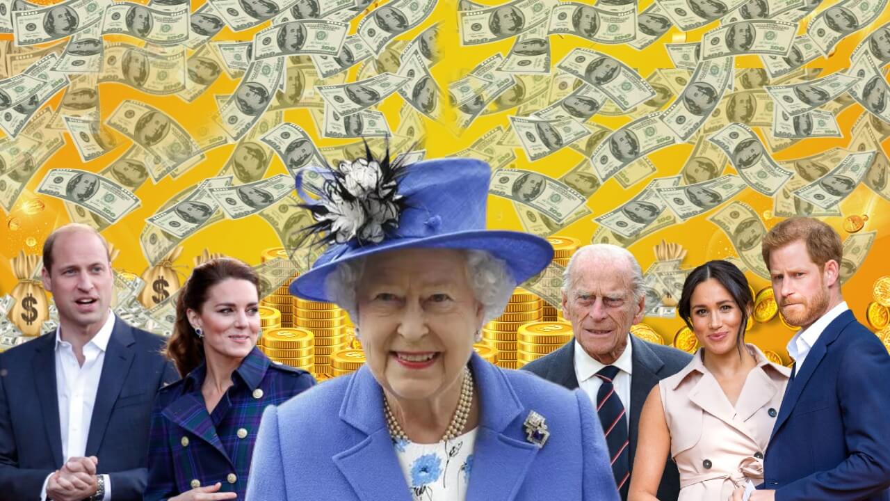 How does the British royal family earn money?