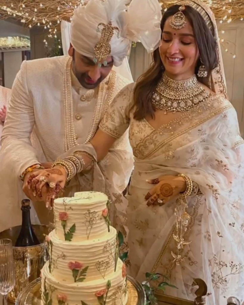 Ranbir Kapoor And Alia Bhatt on their wedding