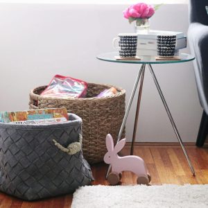 Put a 'Mess Basket' in Every Room